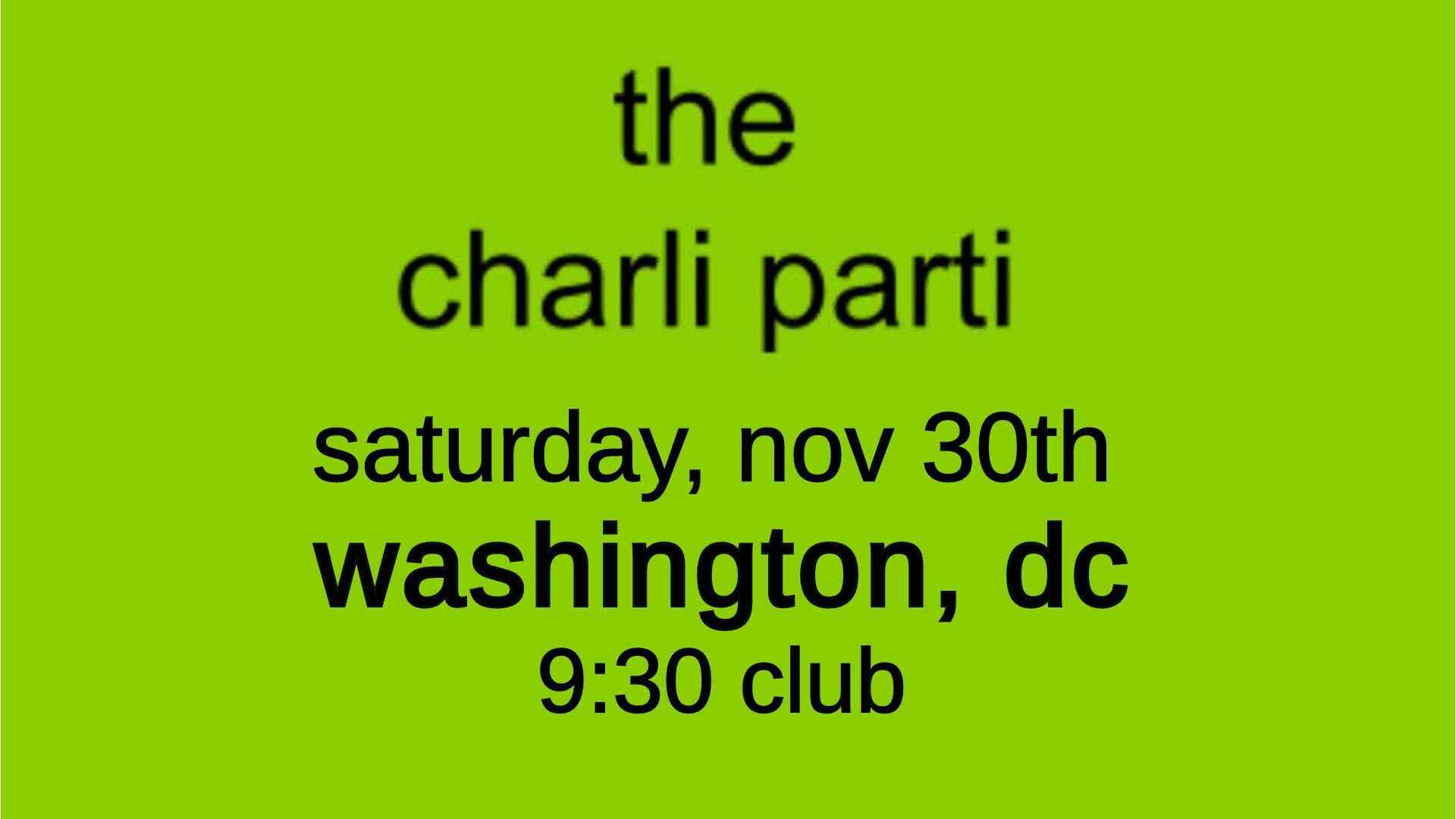 The Charli Parti